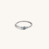 Turquoise Colour Cz Stone Rings