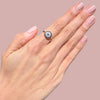 Large Evil Eye Cz Rings