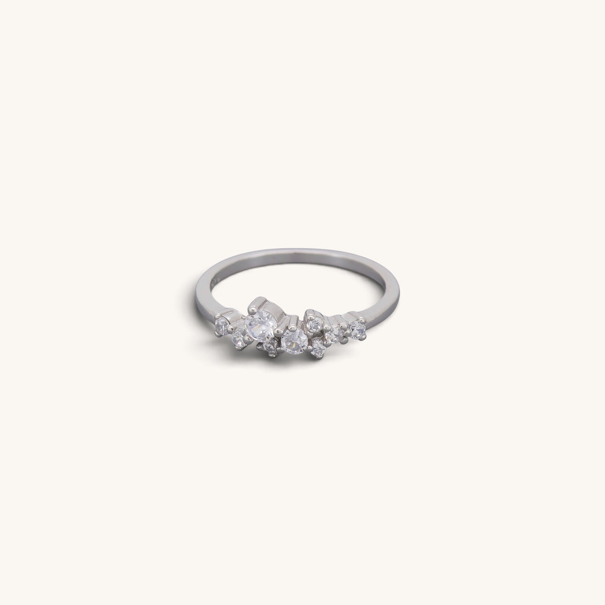 Dainty Cluster Rings