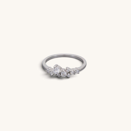 Dainty Cluster Rings