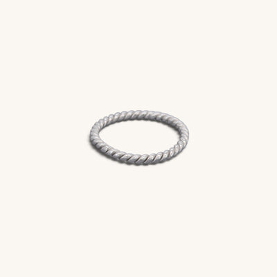 Screwed Plain Band Rings