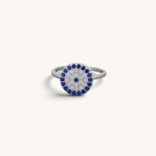 Large Evil Eye Cz Rings