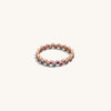 Rainbow All Round Eternity Rings