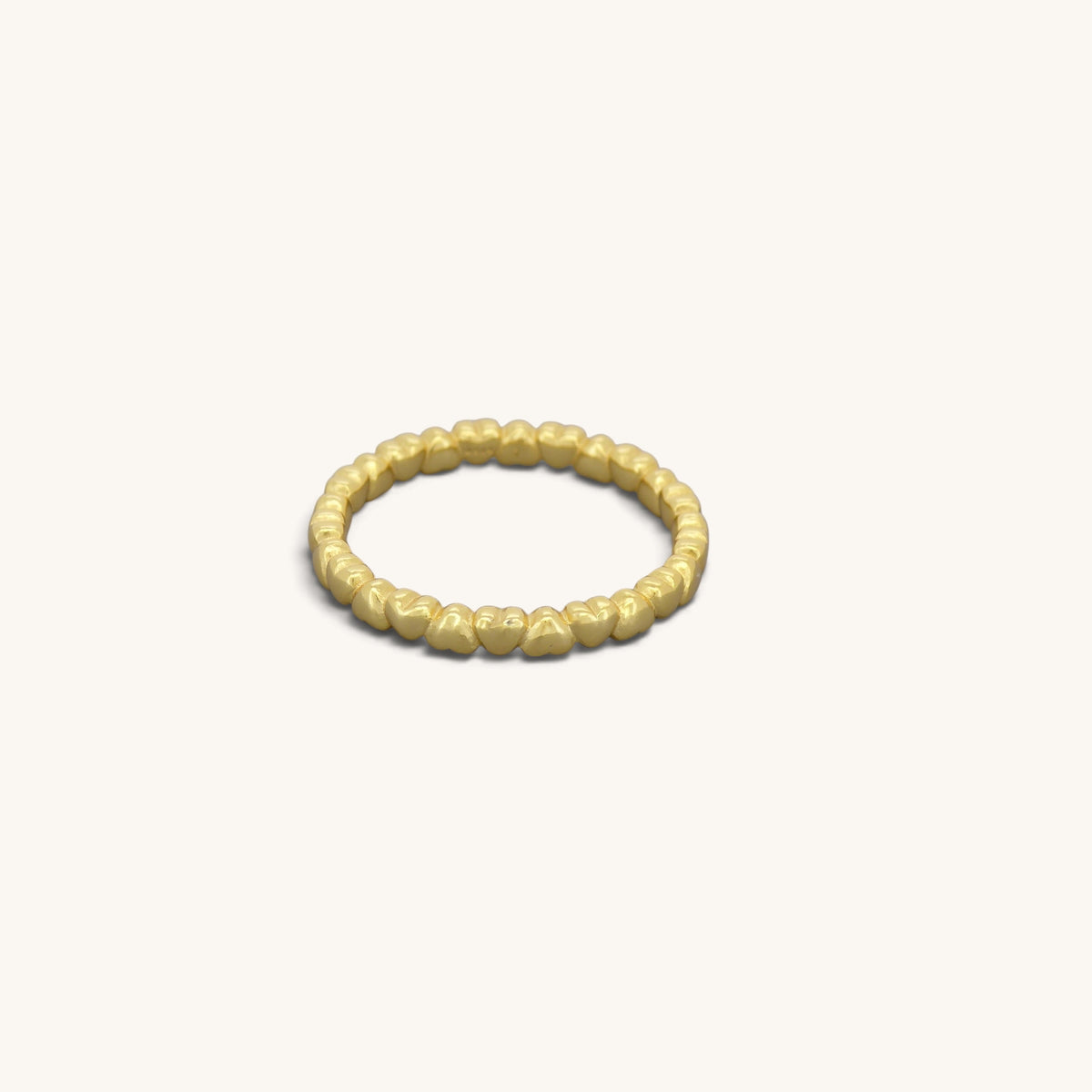 Plain Hearts All Around Eternity Ring