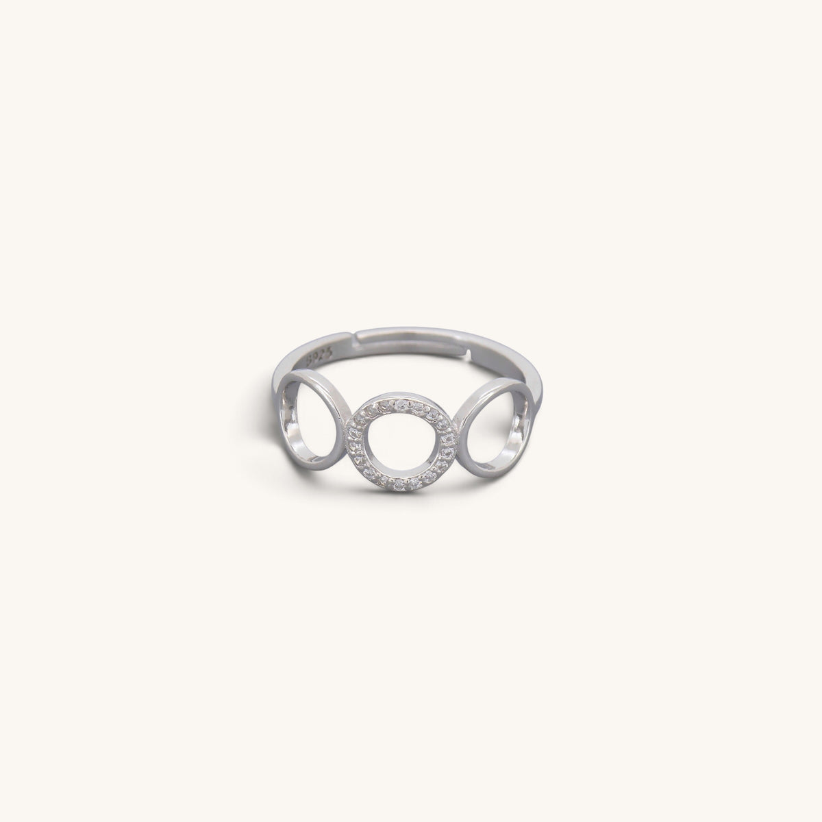 Sterling Silver Circles Rings