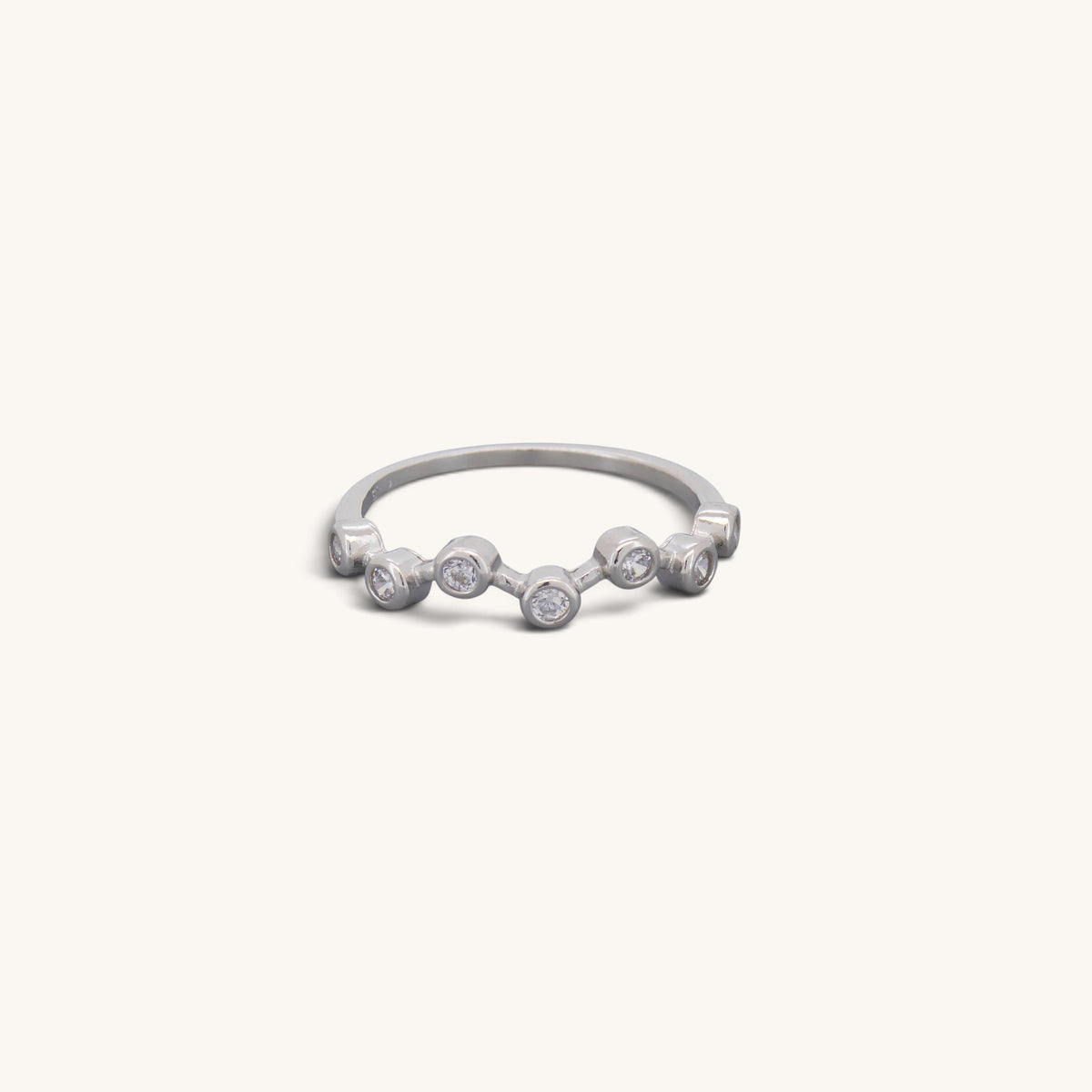 Irregular Half Eternity Rings