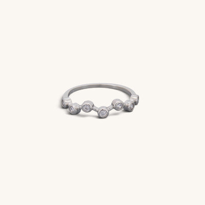 Irregular Half Eternity Rings