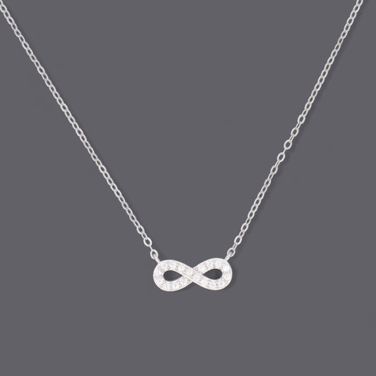 Small Infinity Cz Necklaces