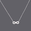Small Infinity Cz Necklaces
