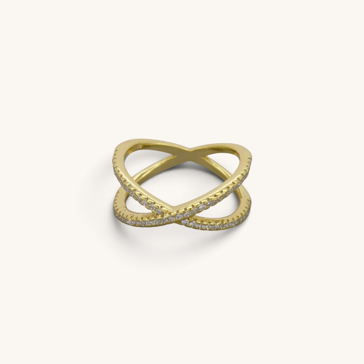 X Cross CZ Rings