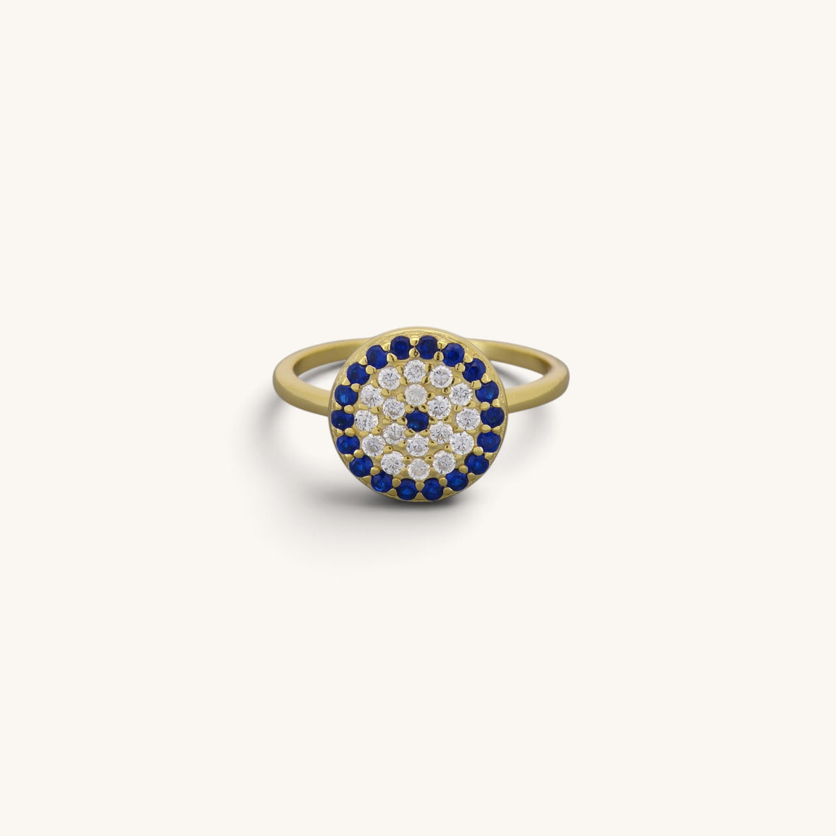 Large Evil Eye Cz Rings