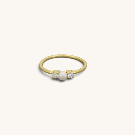 Victorian Single Pearl Rings