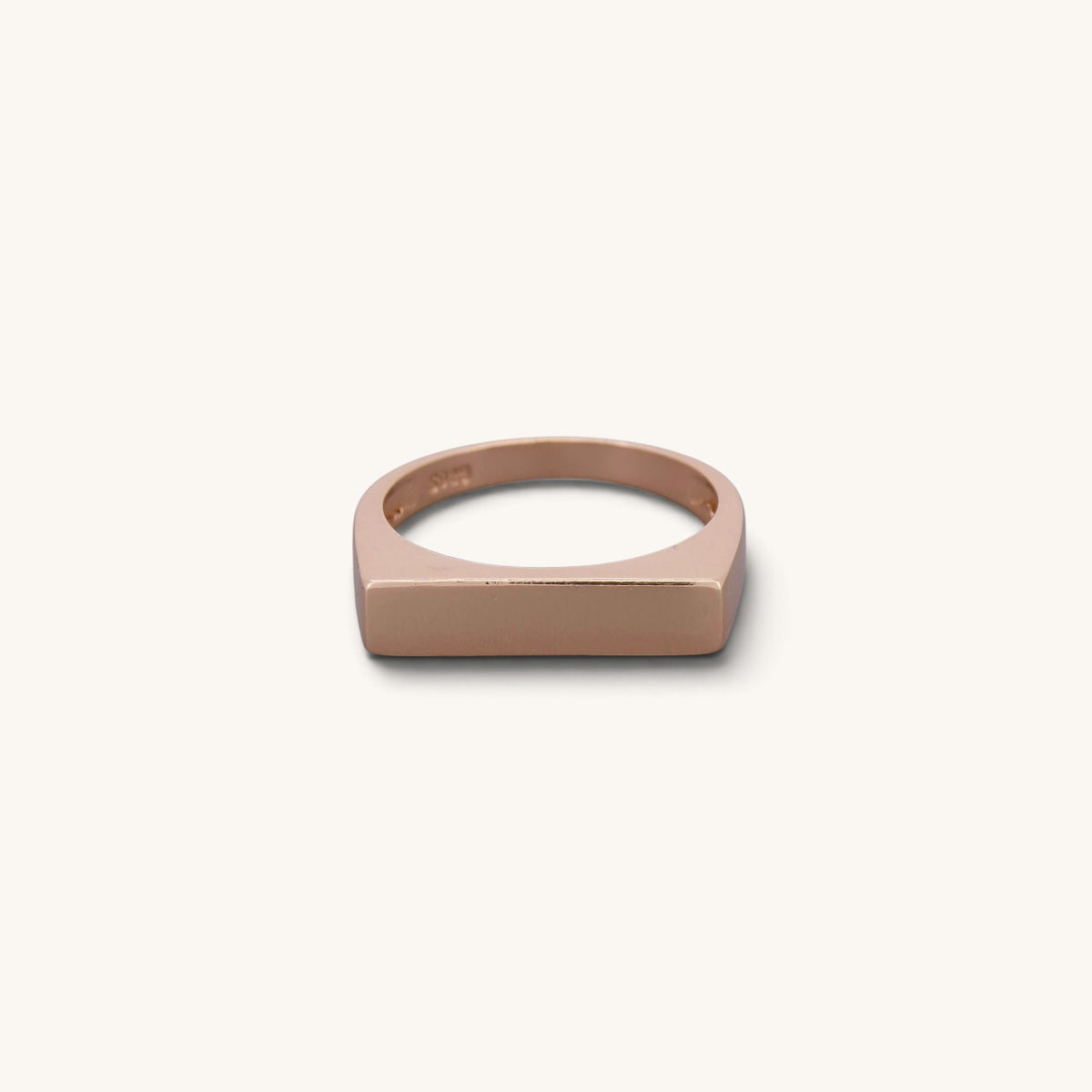 Bar Signet Rings