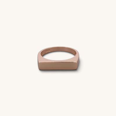 Bar Signet Rings