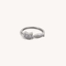 Cat & Fish Cz Rings