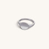 Round Pit Signet Rings