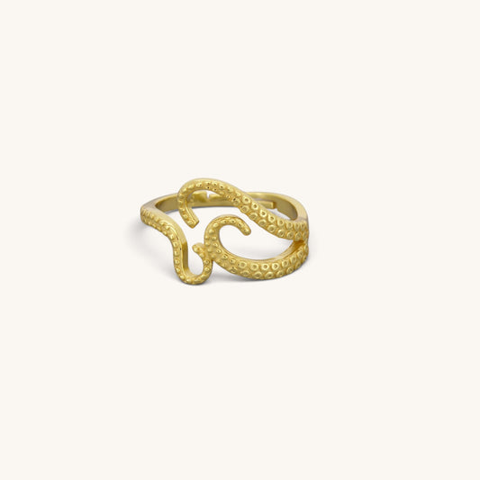 Sterling Silver Octopus Ring