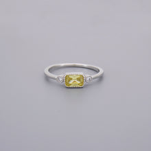 Yellow Diamond Look Cz Rings