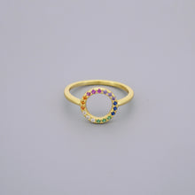 Rainbow Circle Ring
