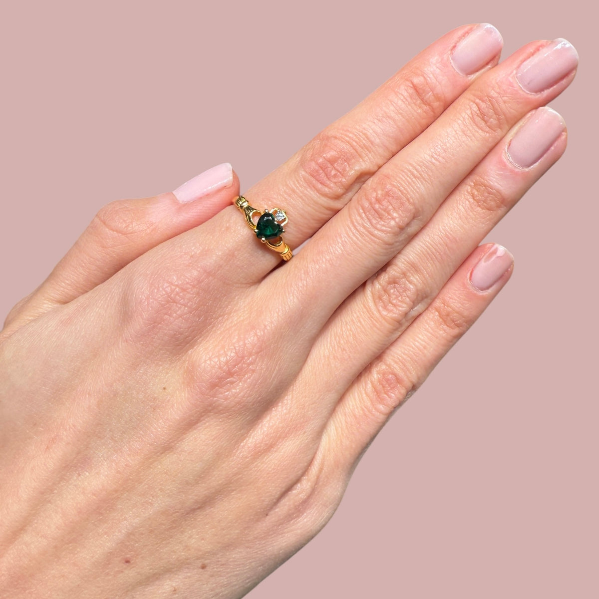 Irish Claddagh Heart Ring