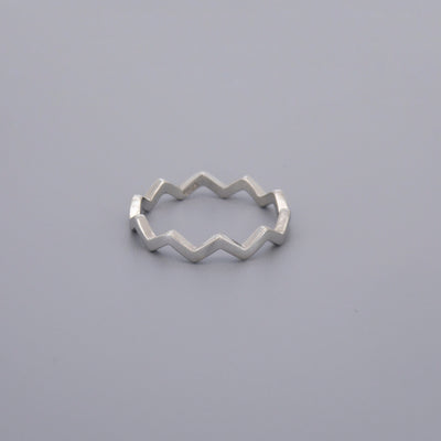 Zigzag Stacking Rings