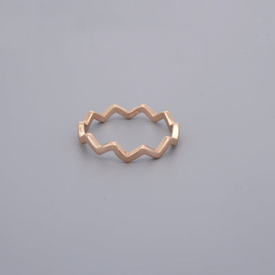 Zigzag Stacking Rings