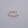 Zigzag Stacking Rings