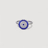 Large Evil Eye Cz Rings