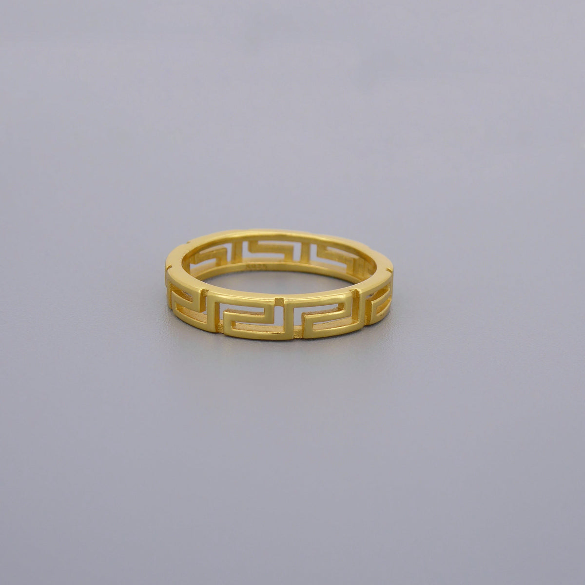 Greek Key Eternity Ring