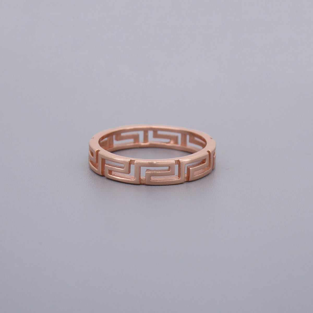 Greek Key Eternity Ring
