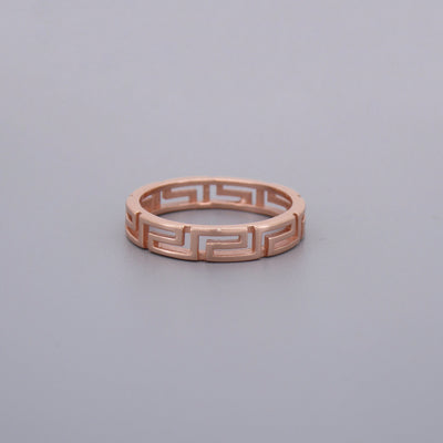 Greek Key Eternity Ring