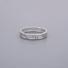 Greek Key Eternity Ring