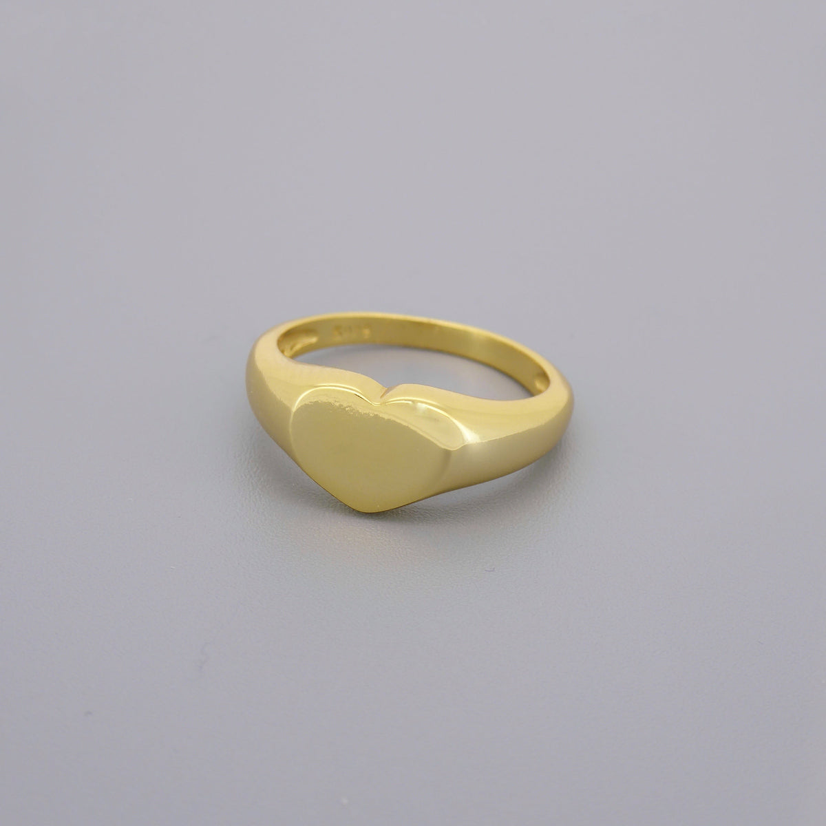 Heart Signet Rings