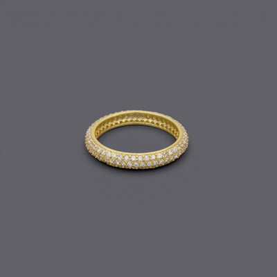 Thick Eternity CZ Ring
