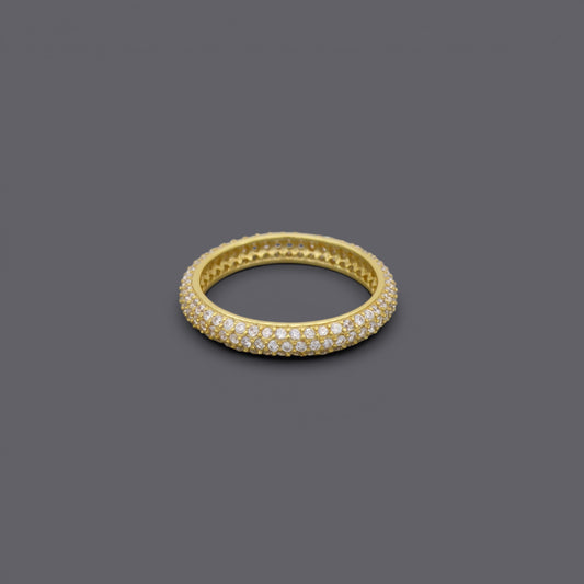 Thick Eternity CZ Ring