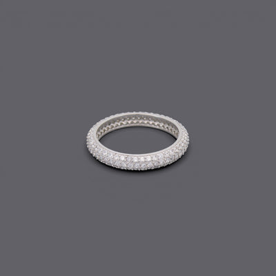 Thick Eternity CZ Ring