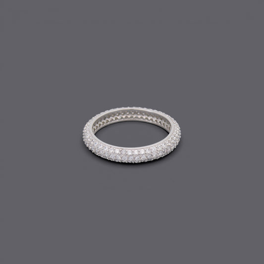 Thick Eternity CZ Ring