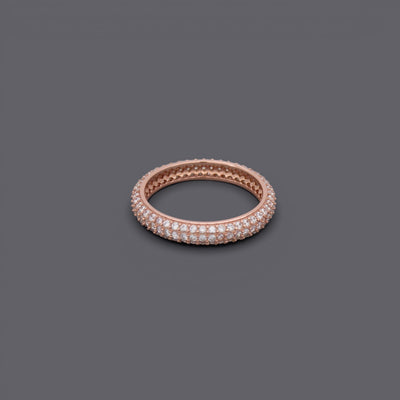 Thick Eternity CZ Ring