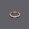 Thick Eternity Cz Rings