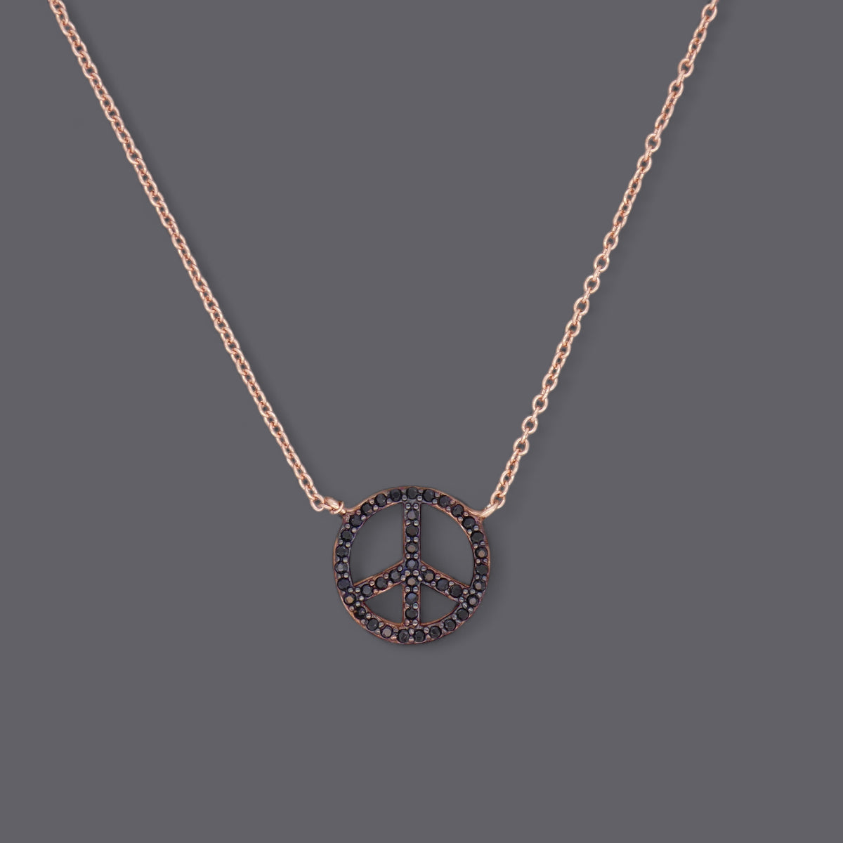 Peace Necklaces Cz