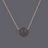 Peace Necklaces Cz