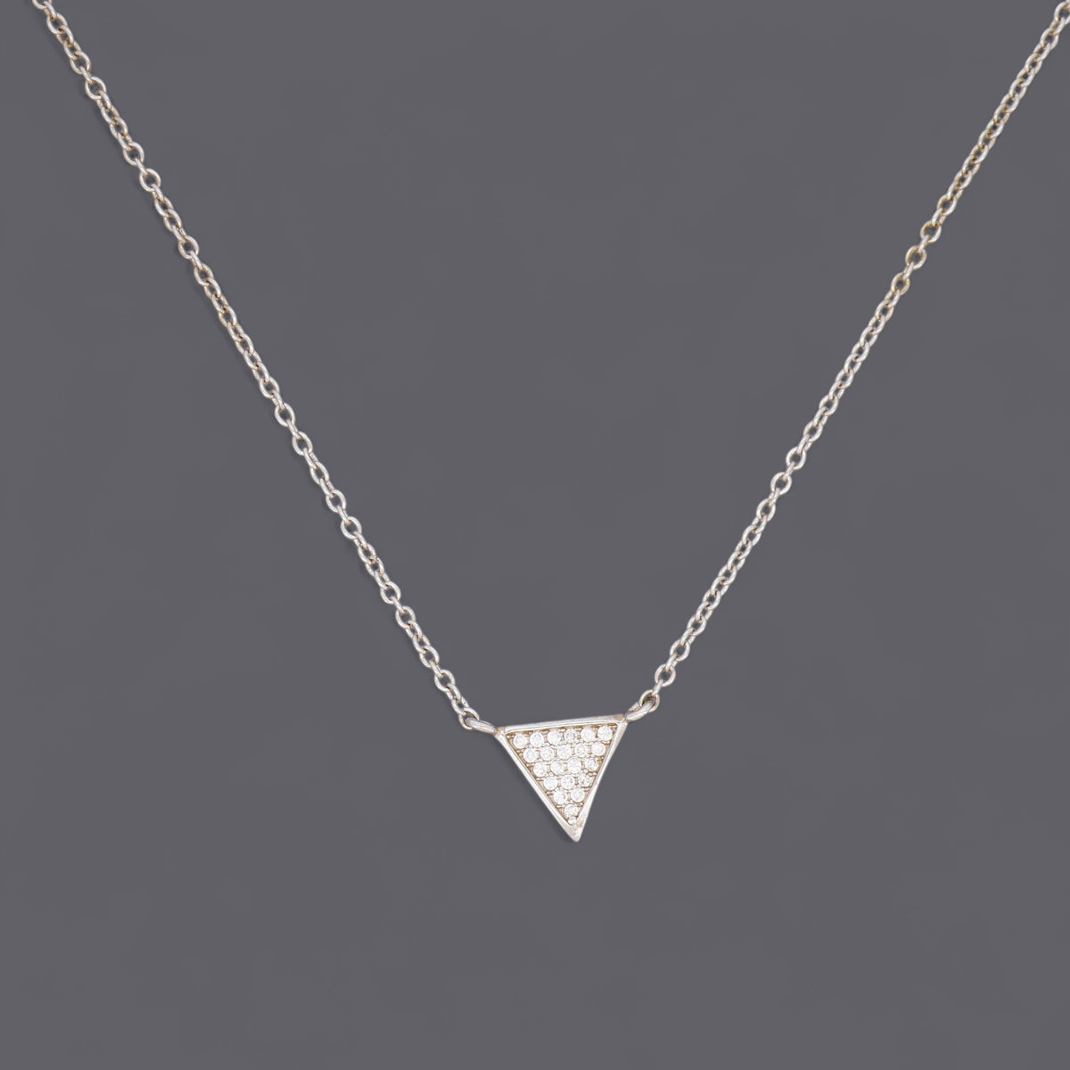 Triangle Necklaces Cz