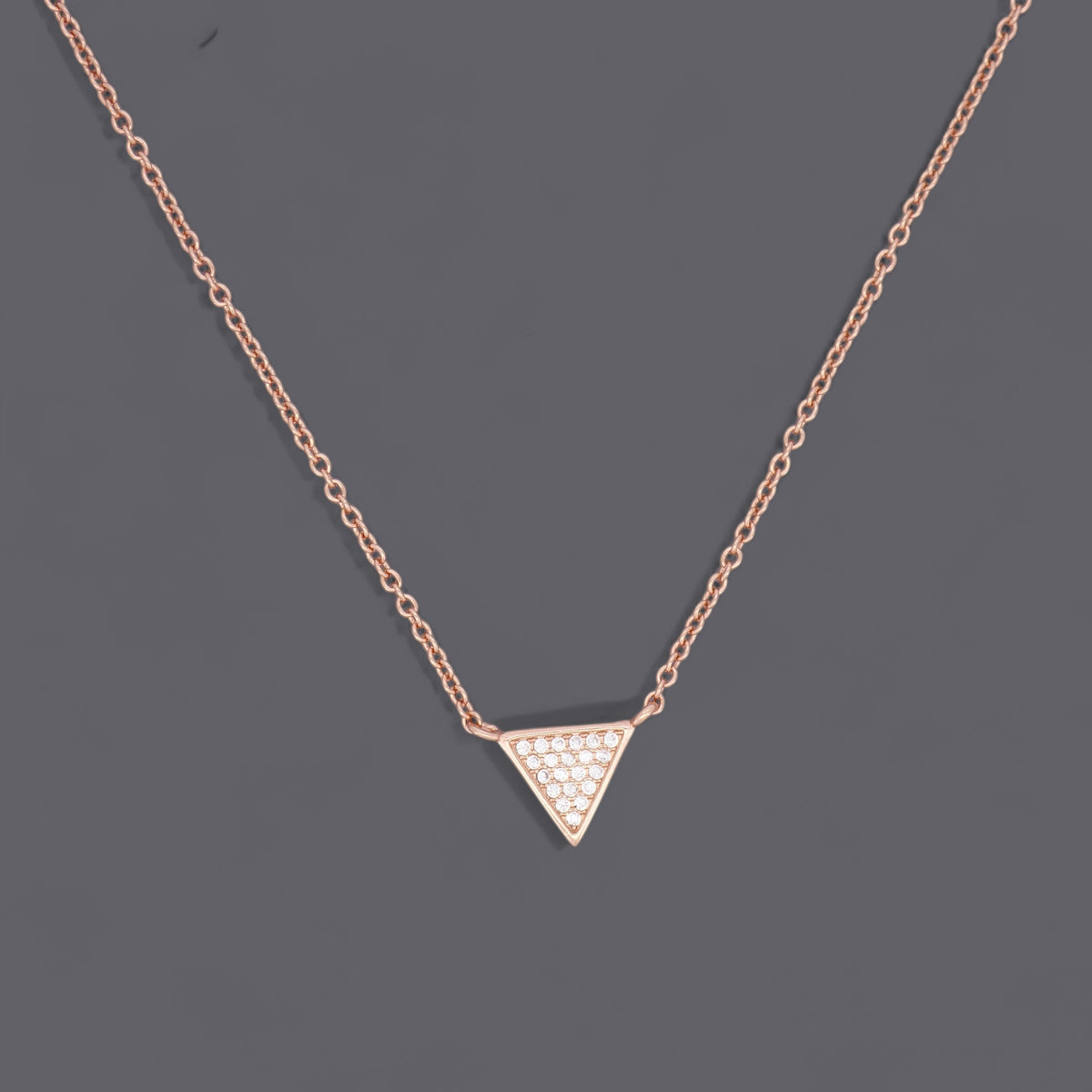 Triangle Necklaces Cz