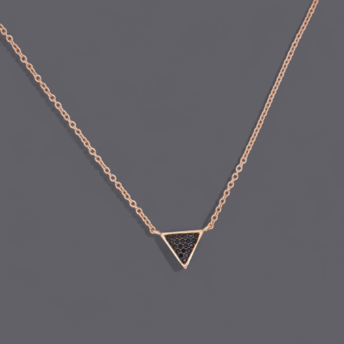 Triangle Necklaces Cz