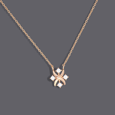 Four Diamonds Clover Necklaces