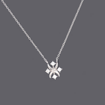 Four Diamonds Clover Necklaces