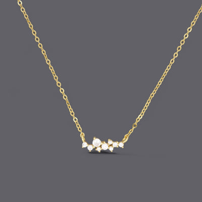 Cluster Cz Necklaces