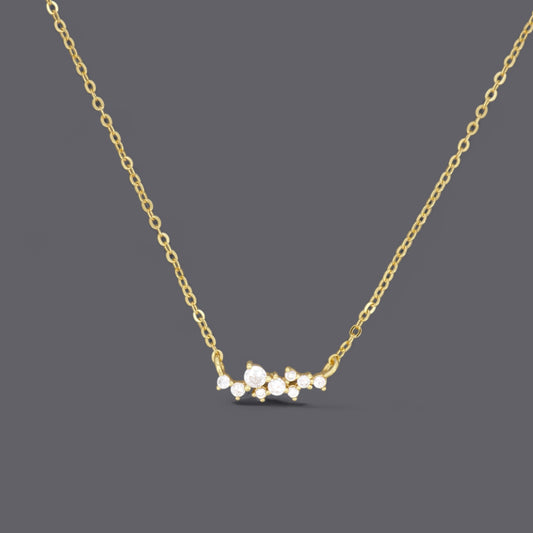 Cluster Cz Necklaces