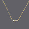 Cluster Cz Necklaces