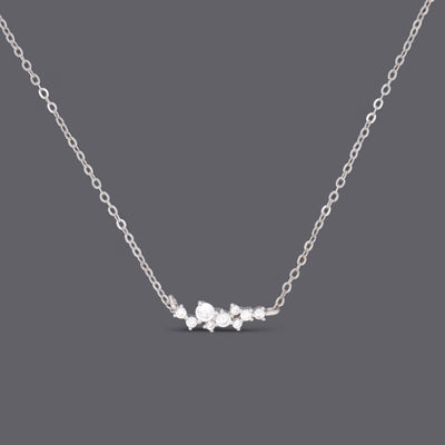 Cluster Cz Necklaces